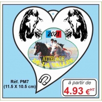 PLAQUES METAL RELIEF NUMERIQUE REF PM7